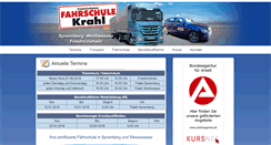 Desktop Screenshot of fahrschule-krahl.com